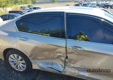 2014 Honda Accord Ex-L V-6 from USA, damaged, VIN 1HGCR3F87EA000498